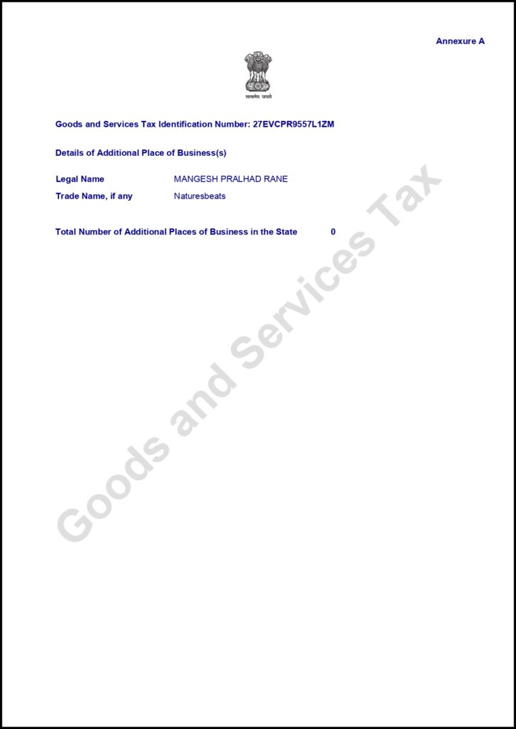 gst certificate . page 0002