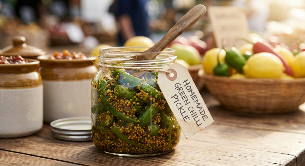 green chilli pickle